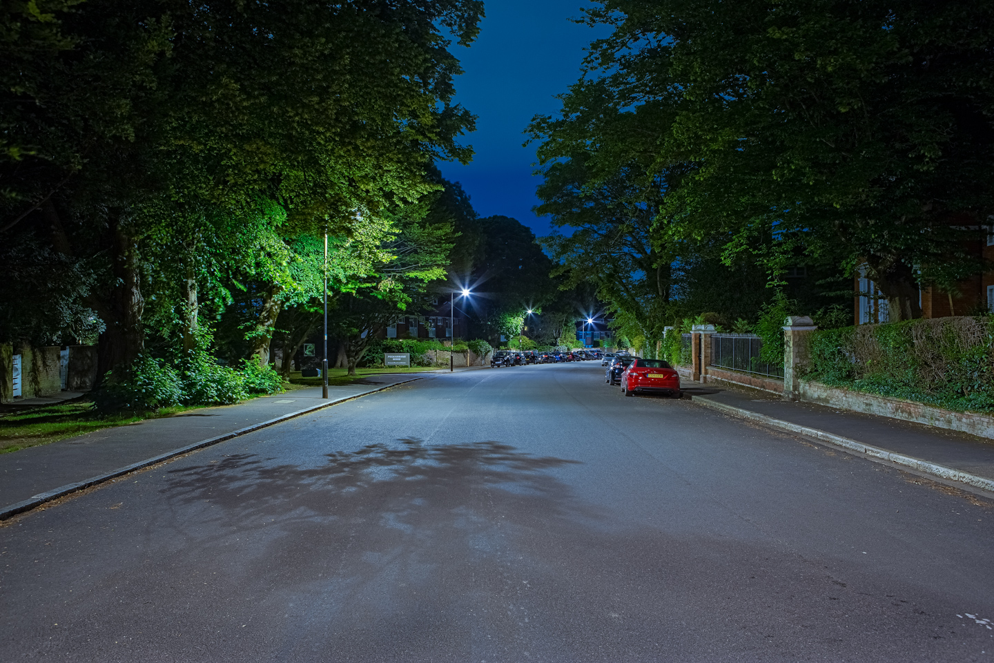 Crescent Wood Road at Six Pillars looking east